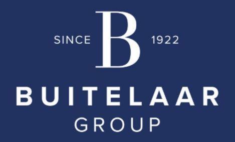 Buitelaar Group logo - white text on dark blue background